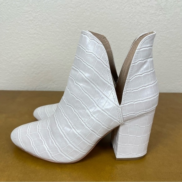 Steve Madden Rookie Crocodile Pattern Ankle‎ Bootie Size 7 Women - Picture 6 of 14